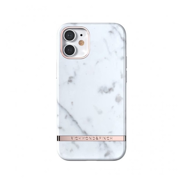 Richmond & Finch iPhone 12 Mini Deksel White Marble