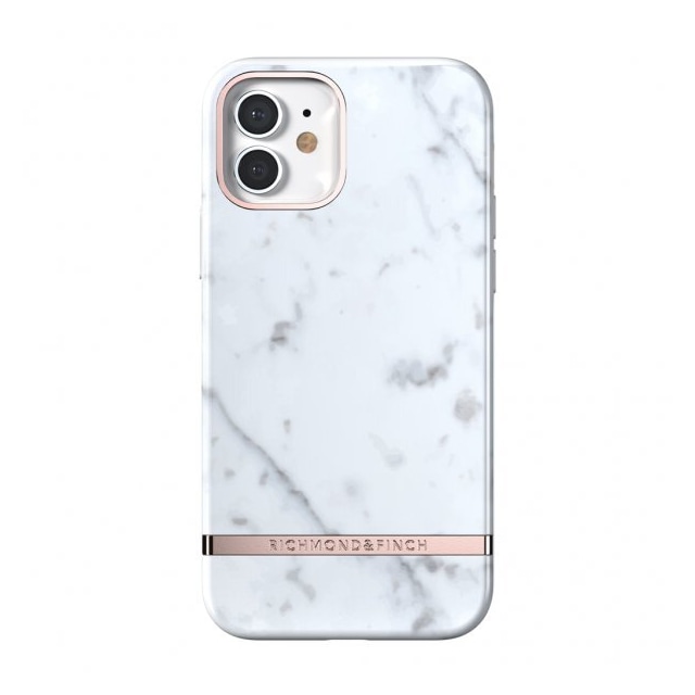Richmond & Finch iPhone 12/iPhone 12 Pro Deksel White Marble