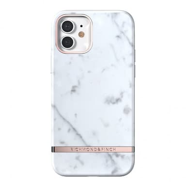 Richmond & Finch iPhone 12/iPhone 12 Pro Deksel White Marble