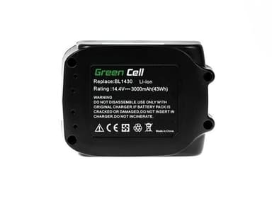 Verktøybatteri BL1415 BL1430 BL1440 till Makita 14.4V 3000mAh