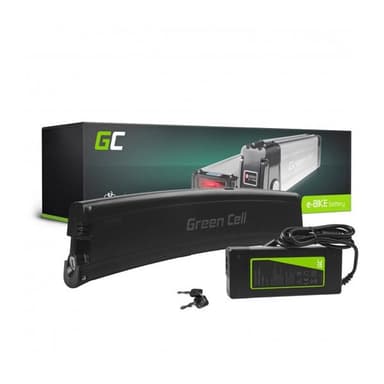 Green Cell elcykelbatteri 36V 7.8Ah med laddare