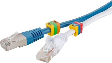 Goobay Kabelmerkeklips 'Bokstavene A-C' for kabeldiametere opptil 2,5 mm