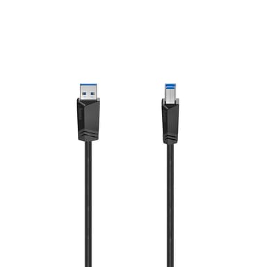 HAMA Kabel USB 3.0 5 Gbit/s 1.5m Svart