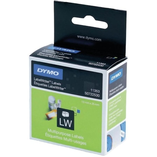 DYMO LabelWriter universaletiketter 24x12 mm / 1x1000st