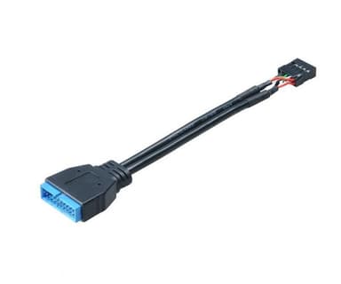 USB 3.0 19-pin hane til USB 2.0 intern 9-pin kontakt