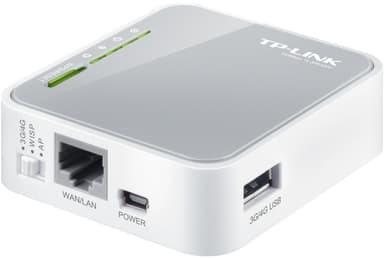 TP-Link trådløs 3G-router, 802.11n, 150Mbps, USB, RJ45
