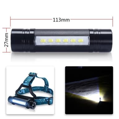 Hodelykt CREE T6 3W LED, 800lm