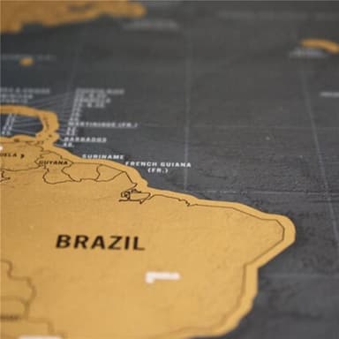 XXL Scratch Map - Verdenskart der du skraper av landene du har besøkt