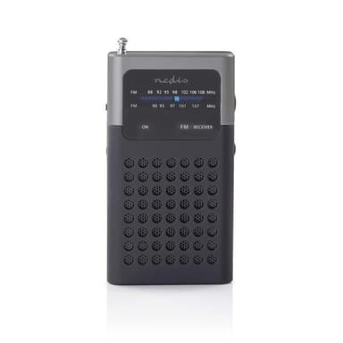 FM-Radio | 1,5 W | Lommestørrelse | Sort/grå