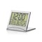 Digital Reisevekkerklokke | Dato/Temperatur | Sølv