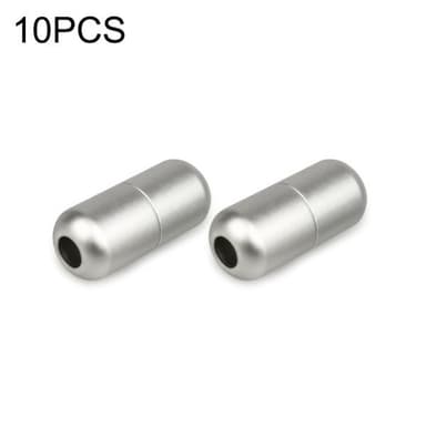 10-Pk med skolissespenner - Sølv