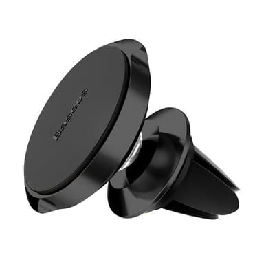 Baseus Small Ears Magnetisk Mobilholder For viftegitteret Sort