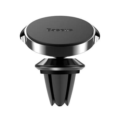 Baseus Small Ears Magnetisk Mobilholder For viftegitteret Sort
