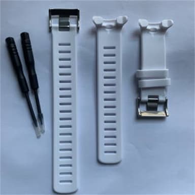 Klokkereim til Suunto D4/D4i Novo med 2 forskjellige lengder Hvit