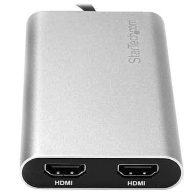 StarTech.com Thunderbolt 3 til dobbel HDMI -adapter - 4k 30 Hz - bare kompatibel