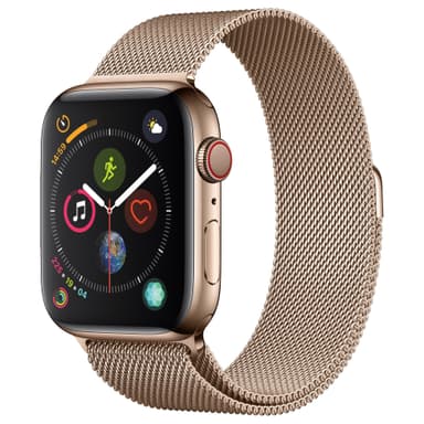 Apple Watch Series 4 44mm rustfritt stål (GPS + 4G