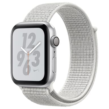 Apple Watch Series 4 Nike+ 44 mm (sølv alu/hvit sport loop) Apple Watch Series 4 Nike+ 44 mm (sølv alu/hvit sport loop)