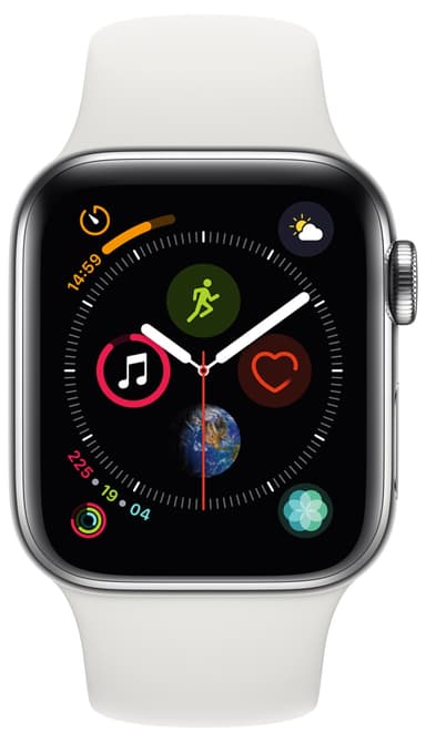 Apple Watch Series 4 40mm rustfritt stål (GPS + 4G)