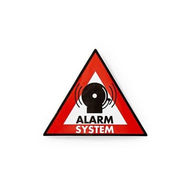 Nedis Advarsel Sticker | Triangel | Rød | 5 stk.