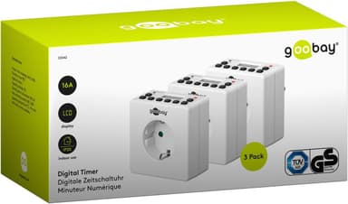 Goobay Sett med 3, digital timer