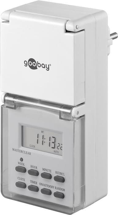 Goobay Sett med 3, digital timer IP44