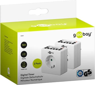 Goobay Sett med 2, digital timer