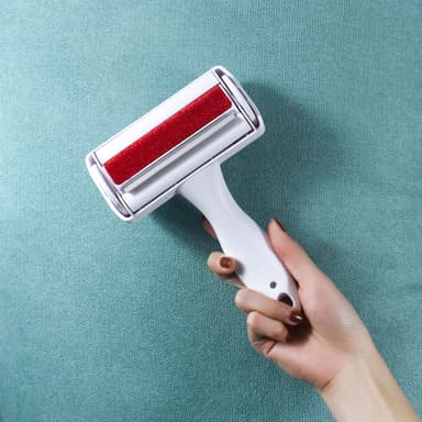 Roller lint roller fjerner hundehår / kattehår Hvitt / rødt