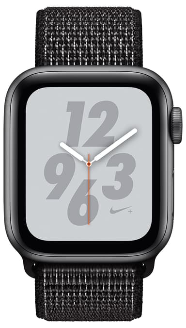 Apple Watch Series 4 Nike+ 40 mm (grå alu/sort sport loop)