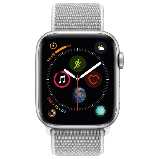 Apple Watch Series 4 44 mm (sølv alu/sjøskjell sport loop)