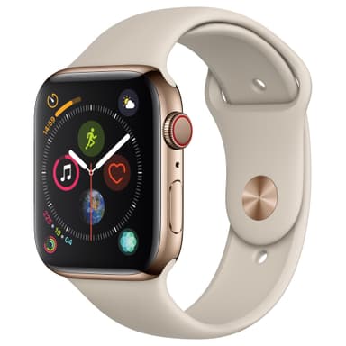 Apple Watch Series 4 44mm rustfritt stål (GPS + 4G)