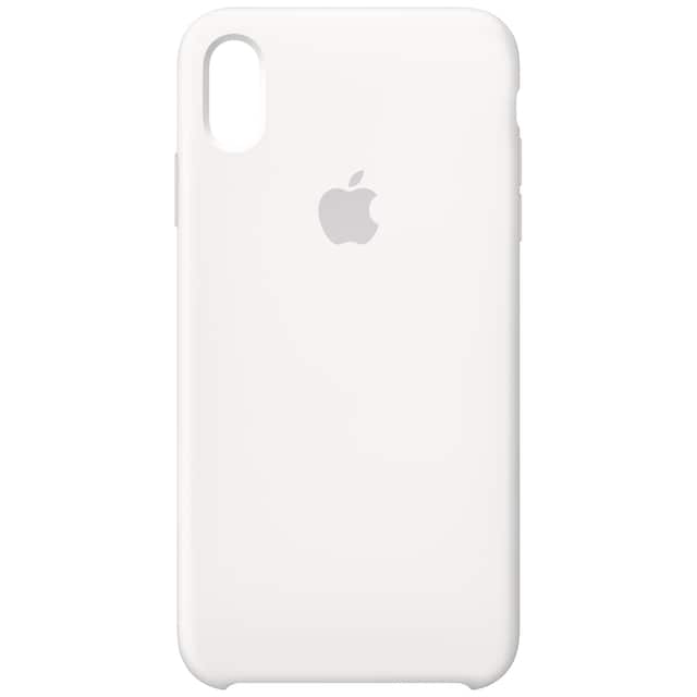iPhone Xs Max silikondeksel (hvit)