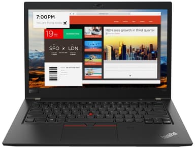 Lenovo ThinkPad T480s 14" bærbar PC (sort)