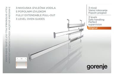 Gorenje teleskoputtrekk til stekeovn