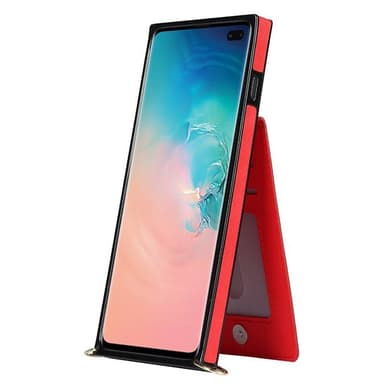 Zipper halskjede deksel Samsung Galaxy S10 Plus - Rød