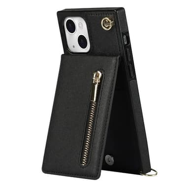 Zipper halskjede deksel Apple iPhone 13 - Sort