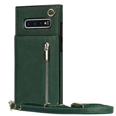 Zipper halskjede deksel Samsung Galaxy S10 Plus - Grønn