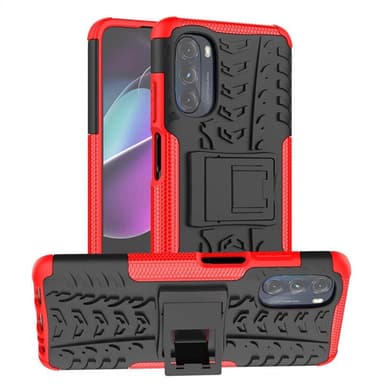 Støtsikker deksel med stativ Motorola Moto G82 5G - Rød