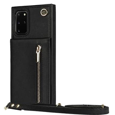 Zipper halskjede deksel Samsung Galaxy S20 Plus - Sort