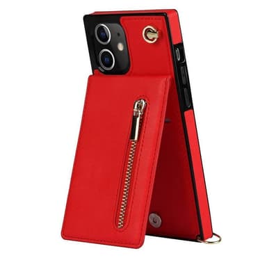 Zipper halskjede deksel Apple iPhone 11 - Rød