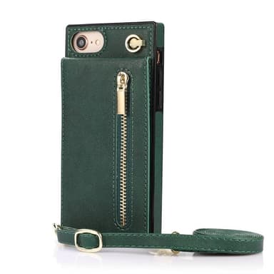 Zipper halskjede deksel Apple iPhone 8 - Grønn