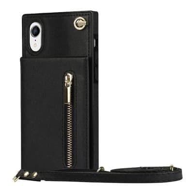 Zipper halskjede deksel Apple iPhone XR - Sort