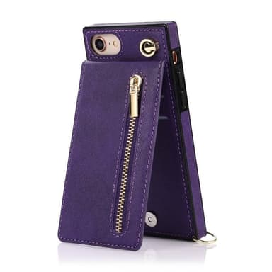 Zipper halskjede deksel Apple iPhone 7 - Lilla