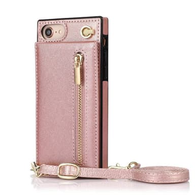 Zipper halskjede deksel Apple iPhone 7 - Rose