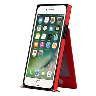 Zipper halskjede deksel Apple iPhone 7 Plus - Rød