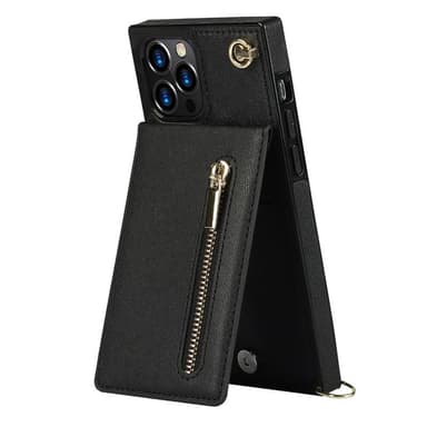 Zipper halskjede deksel Apple iPhone 12 Pro Max - Sort