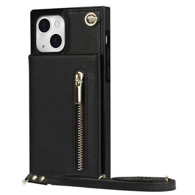 Zipper halskjede deksel Apple iPhone 13 - Sort