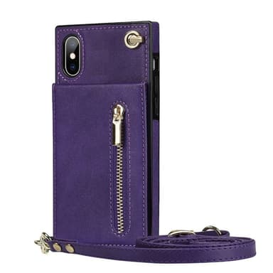 Zipper halskjede deksel Apple iPhone X / XS - Lilla