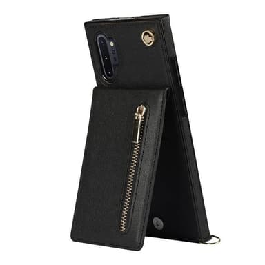 Zipper halskjede deksel Samsung Galaxy Note 10 Plus - Sort