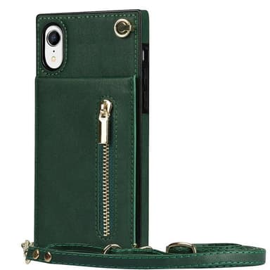 Zipper halskjede deksel Apple iPhone XR - Grønn