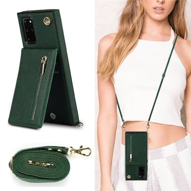 Zipper halskjede deksel Samsung Galaxy S20 Plus - Grønn